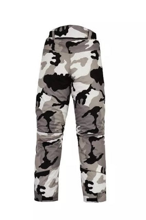 New Army Camouflage Cordura Armoured Waterproof Motorcycle Motorbike Trousers