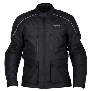 Rksports Atom Motorcycle Motorbike Leather Textile Waterproof Mens Jacket CE