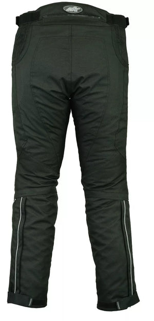 RKsports Airbourne  Motorcycle motorbike Black Trouser with CE armour Cordura