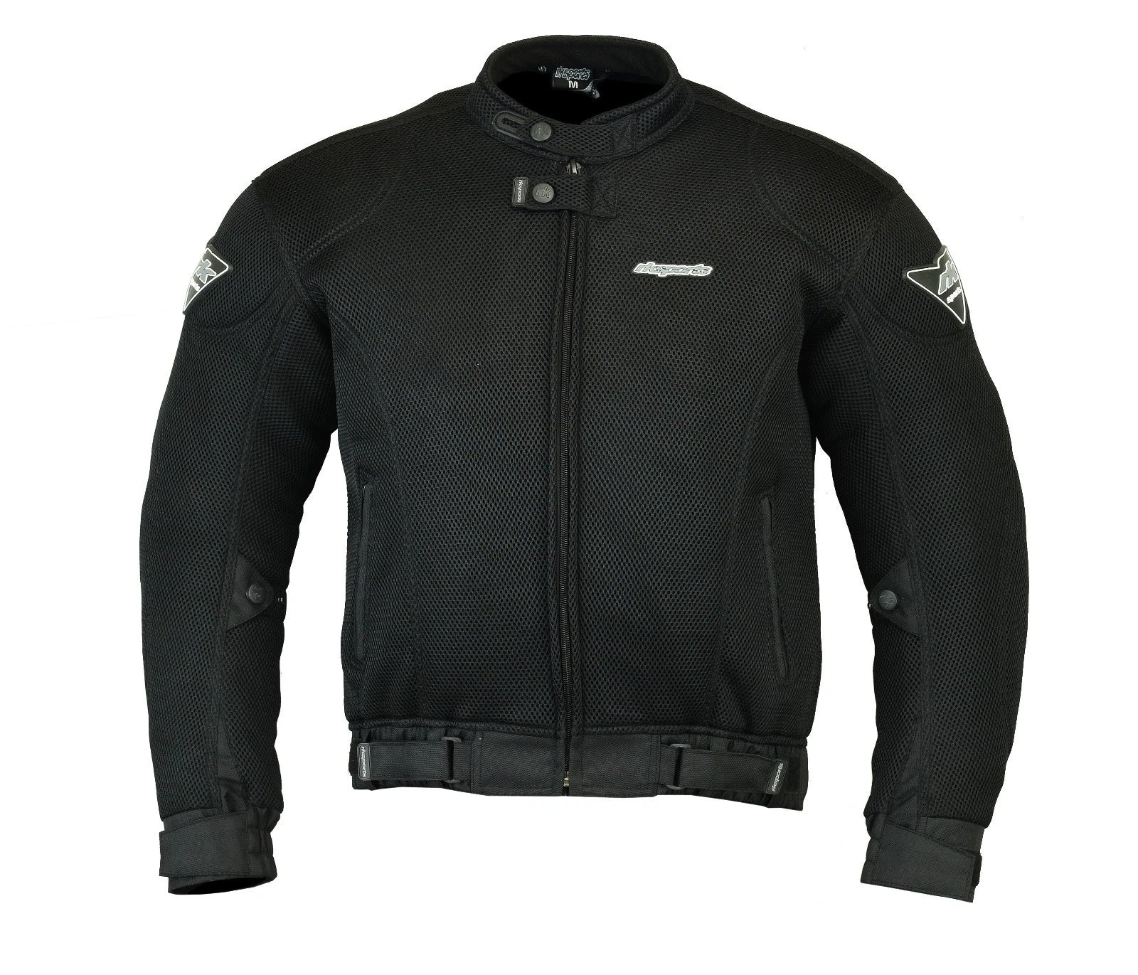 RKSports Mesh Motorcycle Motorbike Jacket Armored Mens Ladies Black RRP £74.99