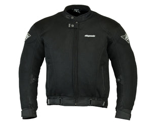 RKSports Mesh Motorcycle Motorbike Jacket Armored Mens Ladies Black RRP £74.99