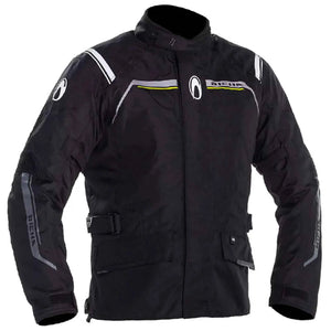 Richa Men's Storm Waterproof Textile Motorcycle Jacket (Black)