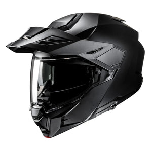 HJC i80 Semi Flat Black Flip Front Adventure Motorcycle Helmet