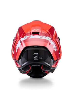 Alpinestars Supertech R10 Arius Red FIM Full Face Race Helmet