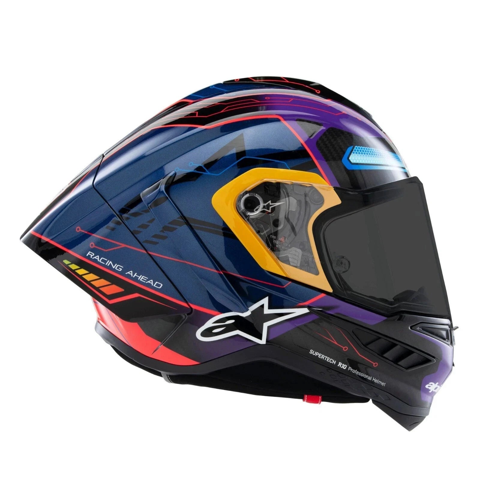 Supertech R10 Helmet – Lightweight Full Face Motorcycle Helmet | Black /Grey