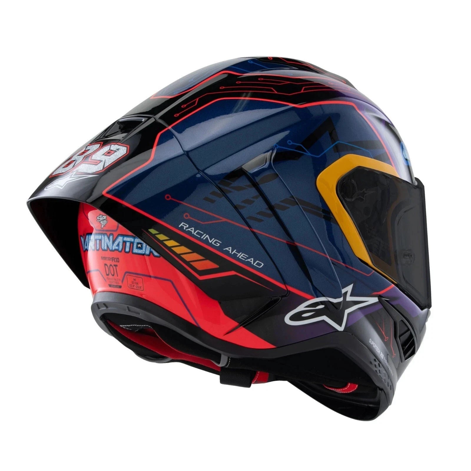 Supertech R10 Helmet – Lightweight Full Face Motorcycle Helmet | Black /Grey