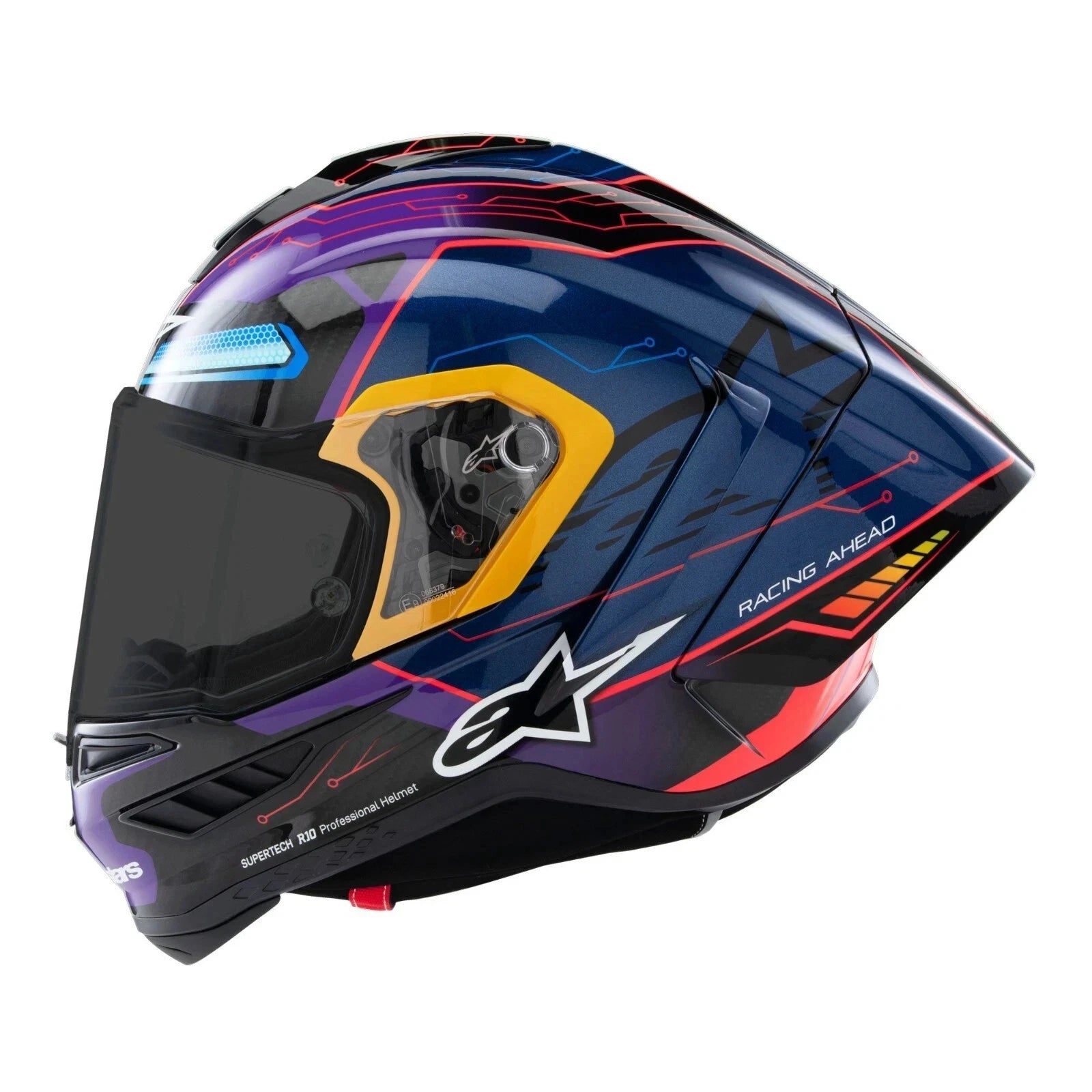 Supertech R10 Helmet – Lightweight Full Face Motorcycle Helmet | Black /Grey