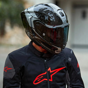 Supertech R10 Helmet – Lightweight Full Face Motorcycle Helmet | Black /Grey