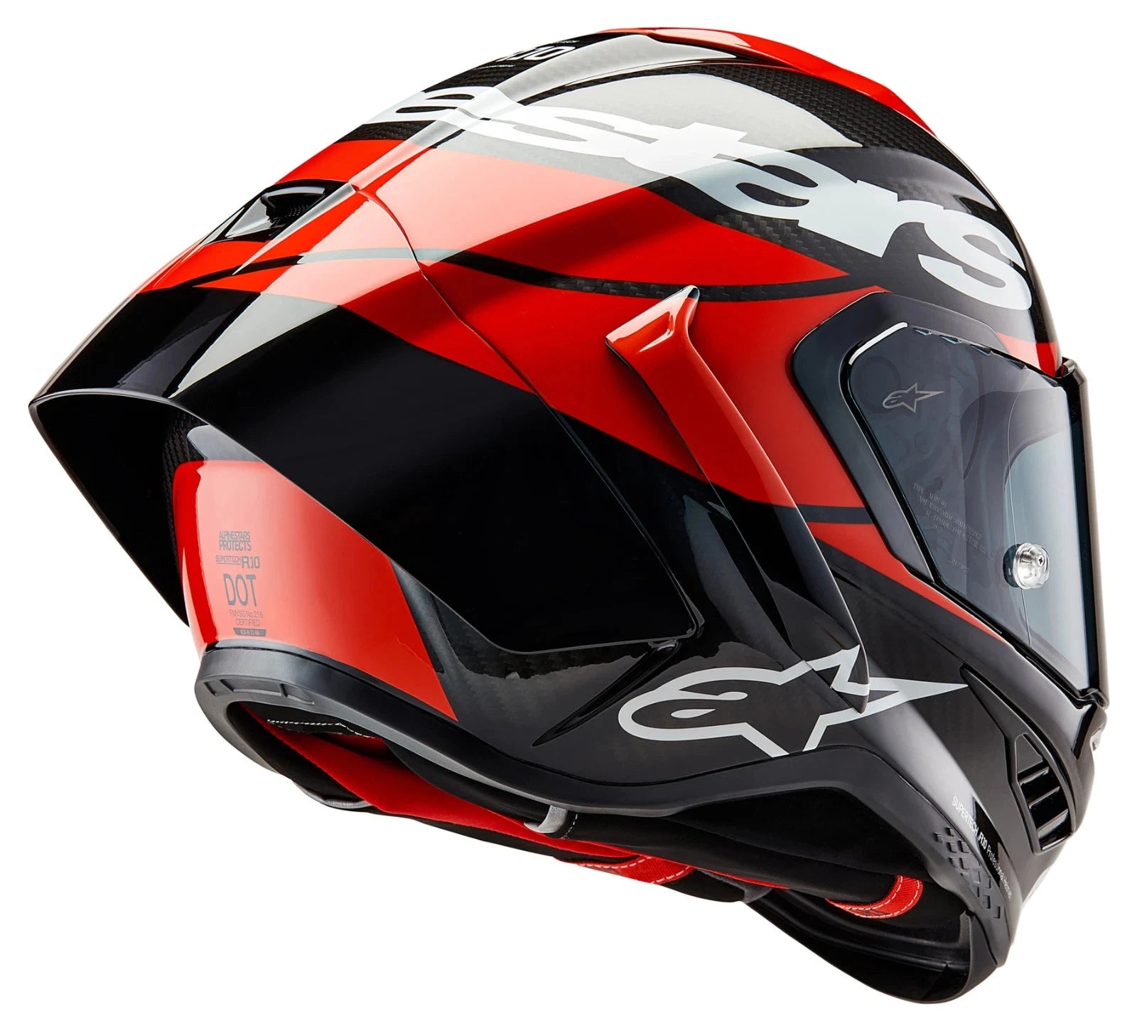 Alpinestars Supertech R10 Element 22.06 FIM (1363) Carbon Full Face Race Helmet
