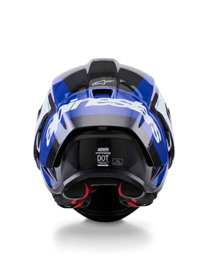Alpinestars Supertech R10 Arius Black/Blue FIM Full Face Race Helmet