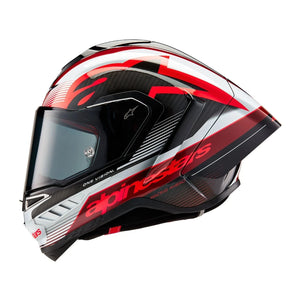 Alpinestars Supertech R10 Team White/Black/Red Full Face Race Helmet