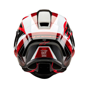 Alpinestars Supertech R10 Team White/Black/Red Full Face Race Helmet