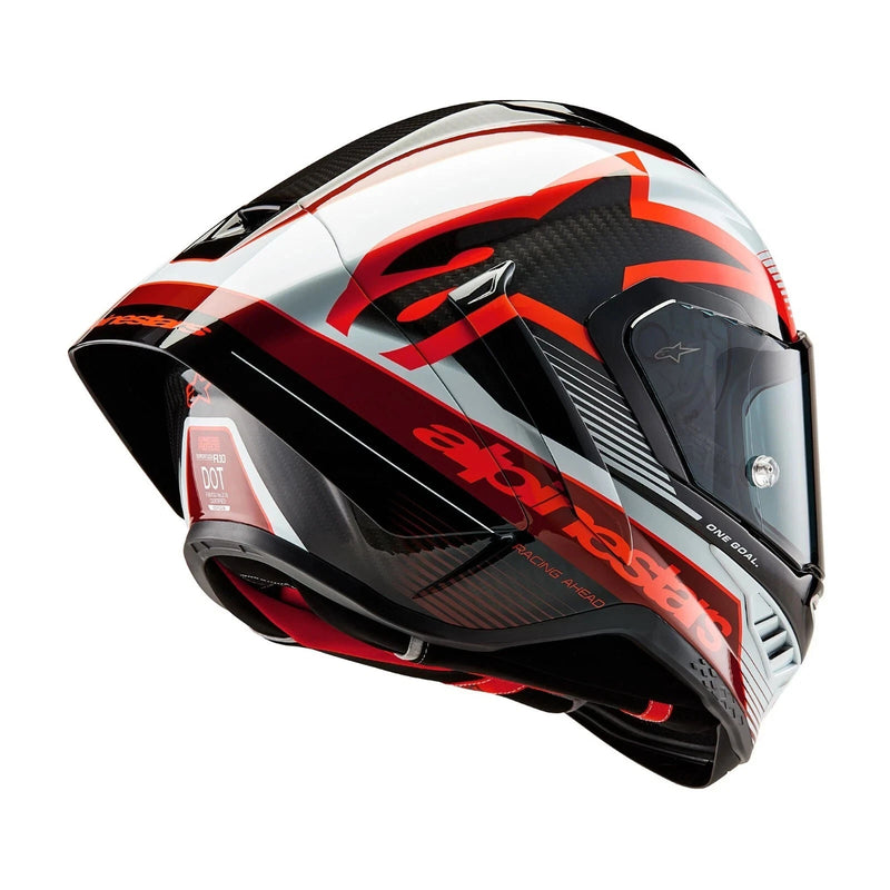 Alpinestars Supertech R10 Team White/Black/Red Full Face Race Helmet
