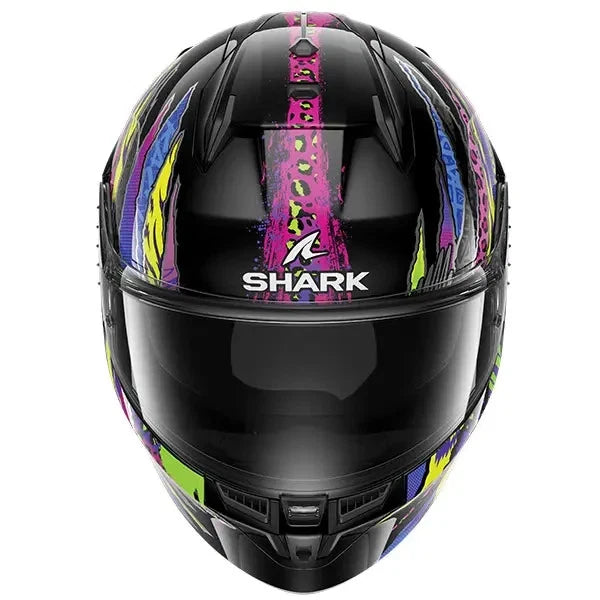 Shark D-Skwal 3 Fawn Black / Purple Motorcycle Full Face Helmet - ECE 22.06