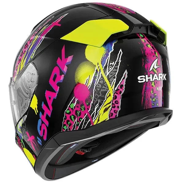 Shark D-Skwal 3 Fawn Black / Purple Motorcycle Full Face Helmet - ECE 22.06