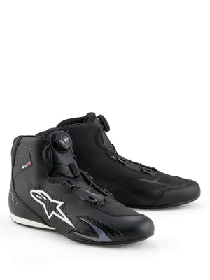 Casual Motorcycle Boots Alpinestars Chrome Celer CE Armoured - Black/White
