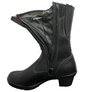 Ladies Oxford Heel Waterproof Motorbike Boots – Stylish & Protective Riding Boot
