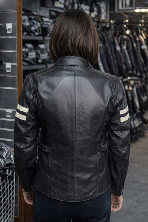Blouson de moto en cuir protecteur Ace RK Sports