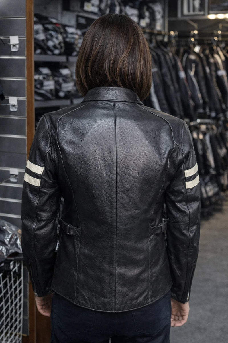 RK Sports Ladies Ace Leather Motorcycle Jacket – Premium Protection & Style