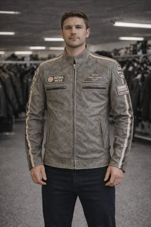 Blouson moto RK Sports Leather Antique