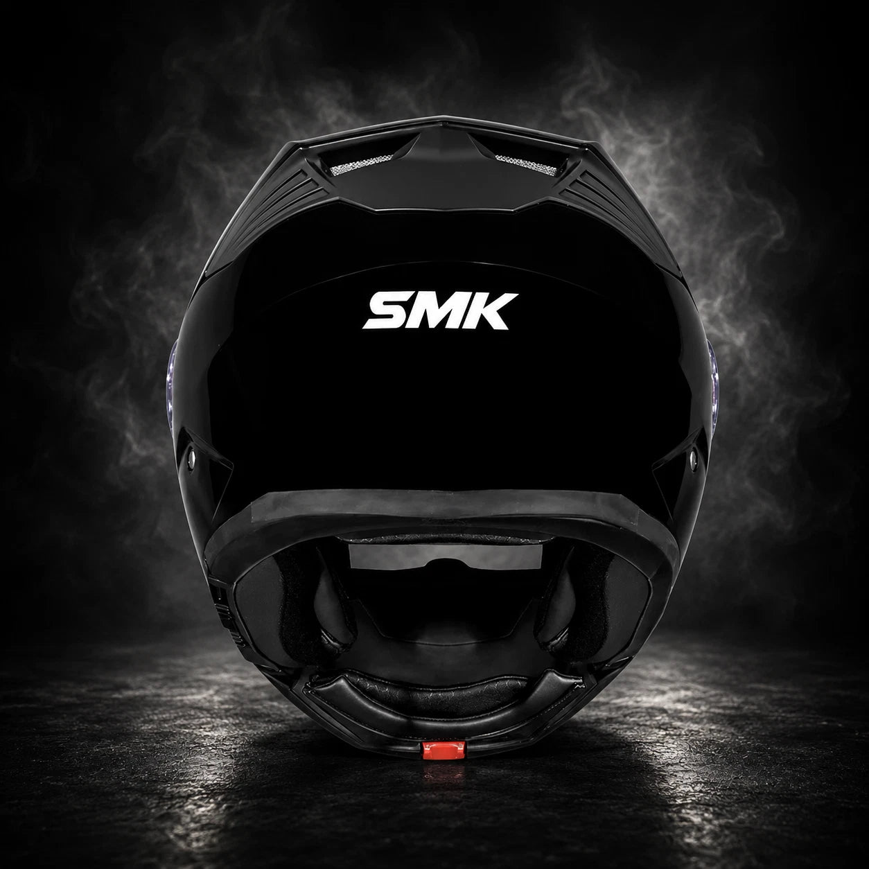 SMK Gullwing Unicolour MA200 Matt Black MOTORCYCLE MOTORBIKE HELMET
