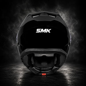 SMK Gullwing Unicolour MA200 Matt Black MOTORCYCLE MOTORBIKE HELMET