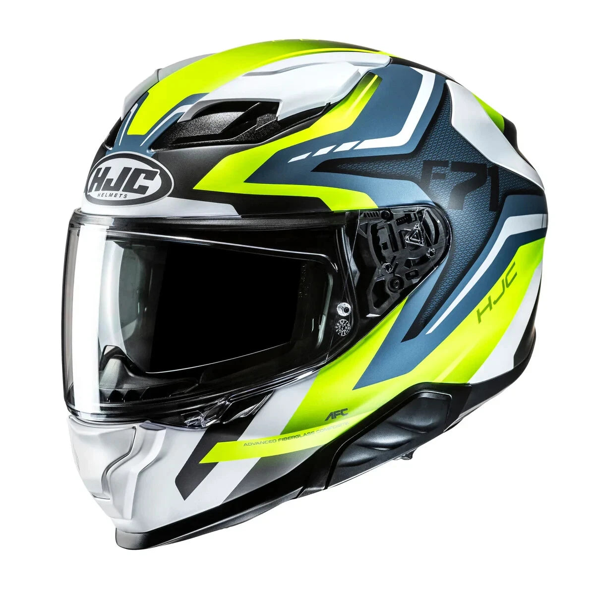 HJC F71 Fes Full Face Helmet MC3HSF Yellow