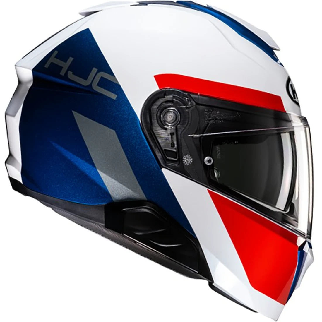 HJC i91 Bina MC21 White / Blue / Red Motorcycle Motorbike Helmet