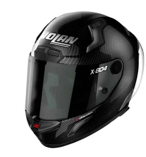 Nolan X-804 RS Ultra Carbon Puro 001 Black Full Face Motorcycle Helmet ECE 22.06