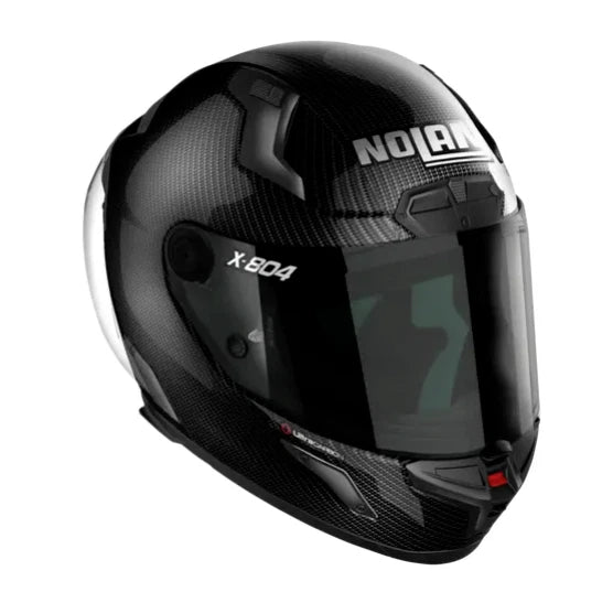 Nolan X-804 RS Ultra Carbon Puro 001 Black Full Face Motorcycle Helmet ECE 22.06