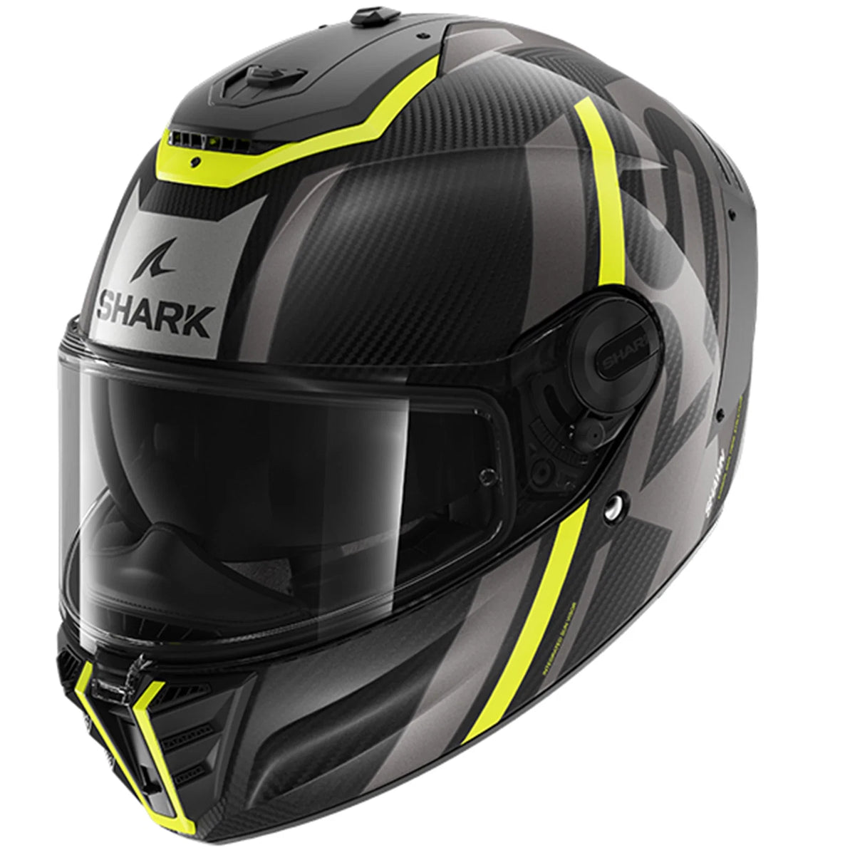 Shark RS Shawn Carbon Helmet BLACK-YELLOW
