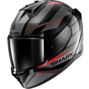 Shark D-Skwal 3 Motorcycle Helmet - Sizler Gloss Black / Anthracite / Red