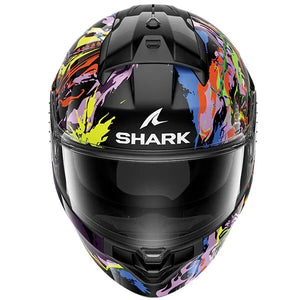 Shark Ridill 2 Full Face Helmet Raging Beast Black / Violet / Yellow - FREE UK