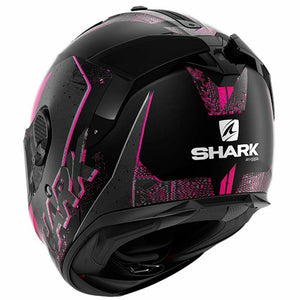 SHARK SPARTAN GT RYSER MATT BLACK ANT VIOLET MOTORCYCLE MOTORBIKE TOURING HELMET
