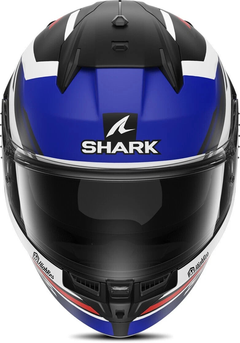 Shark D-Skwal 3 Firstlap Full Face Motorcycle Helmet - Black/Blue/Red