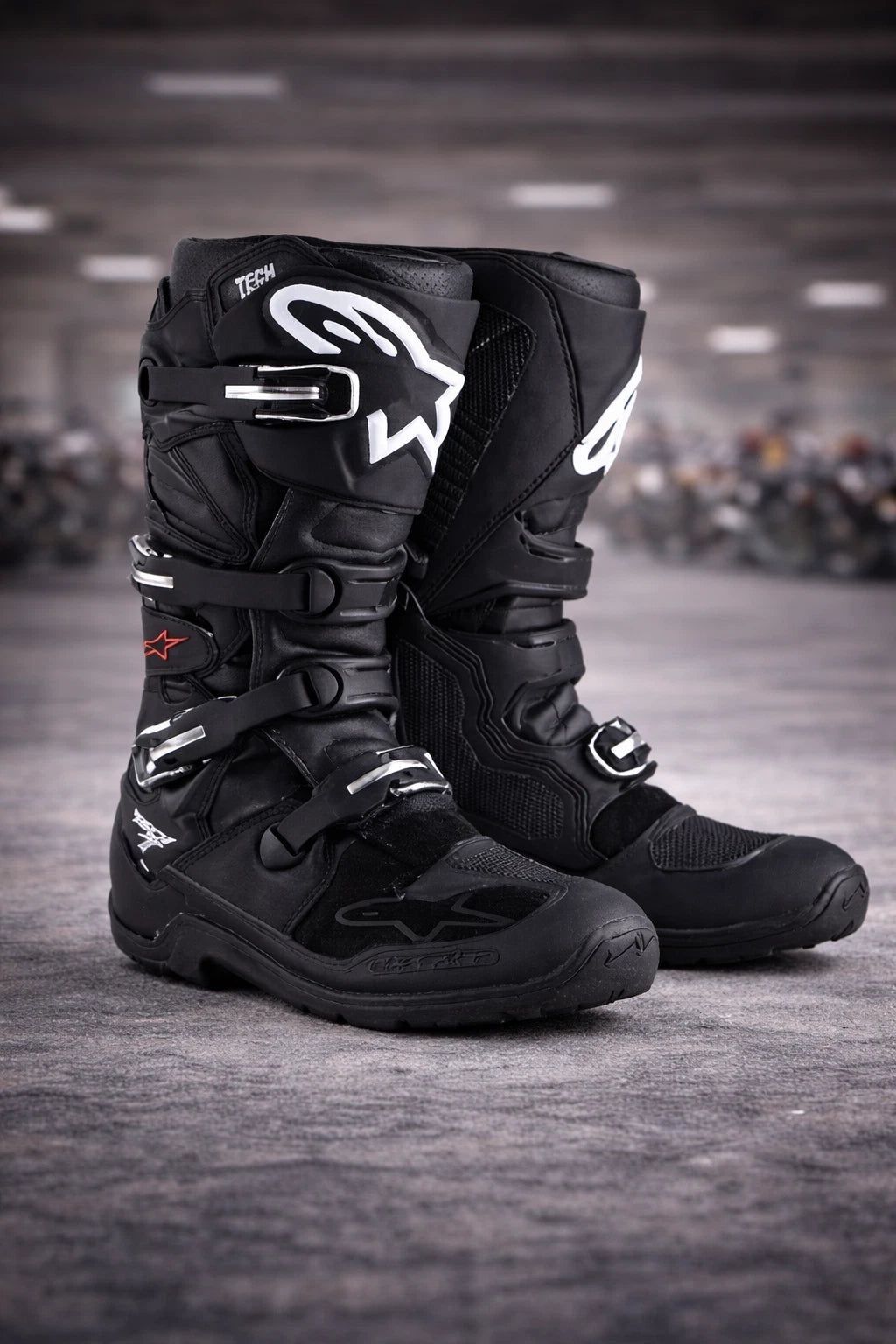 Alpinestars Tech 7 Riding mx enduro motorcycle Motorbike Boots Black