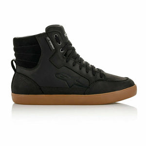 Alpinestars J-6 WP Ankle Short Motorcycle/Scooter Waterproof Shoe/Boot-Black-Gum