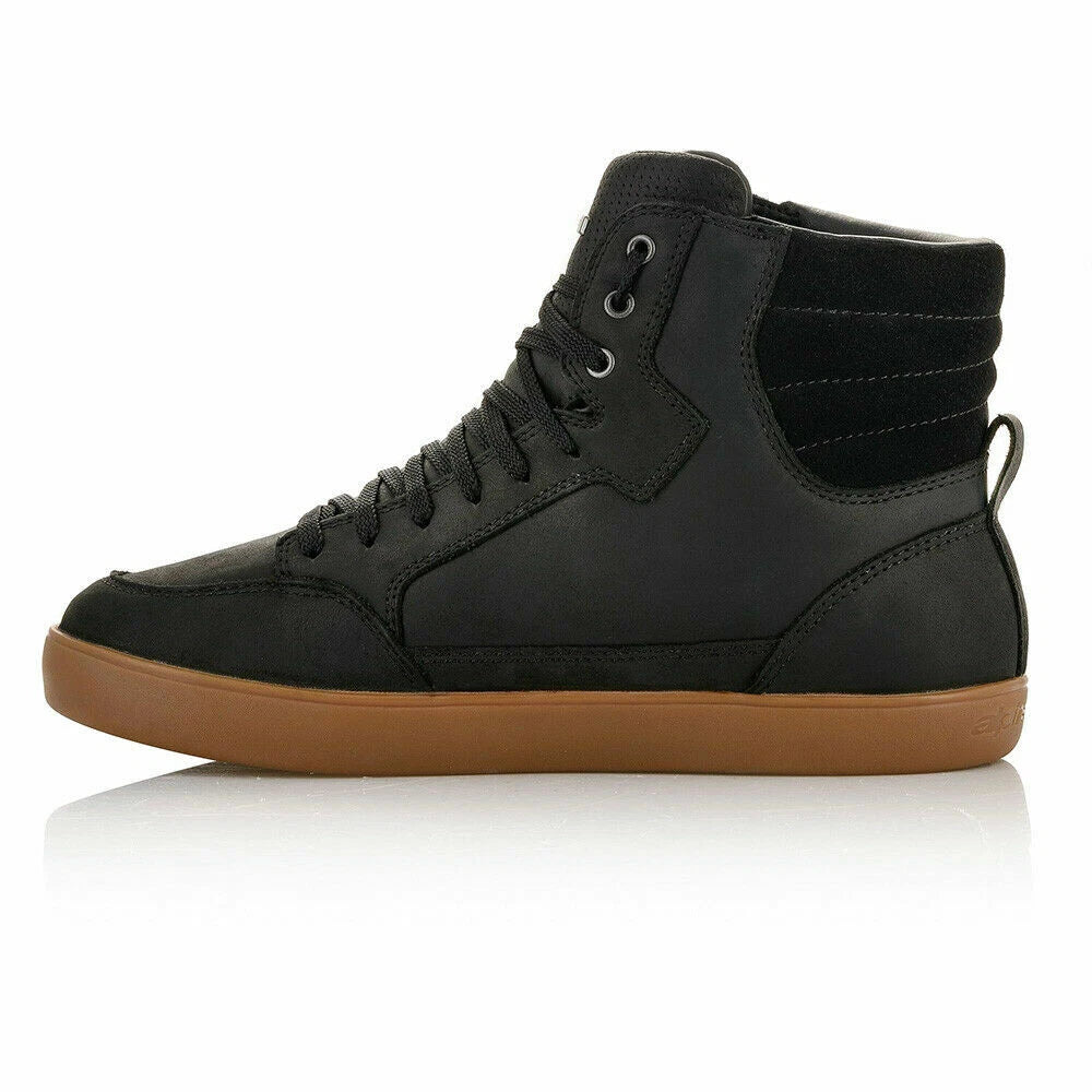 Alpinestars J-6 WP Ankle Short Motorcycle/Scooter Waterproof Shoe/Boot-Black-Gum