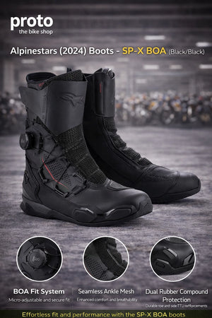 Alpinestars (2024) Boots - SP-X BOA (Black/Black)