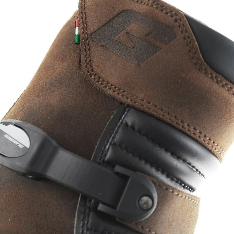 GAERNE G-DUNE AQUATECH Brown Short Adventure On/Off Road Motorcycle Boots