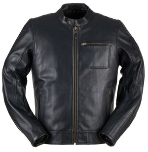 Furygan L'Audacieux Moto Motorcycle Motorbike Leather Jacket Black