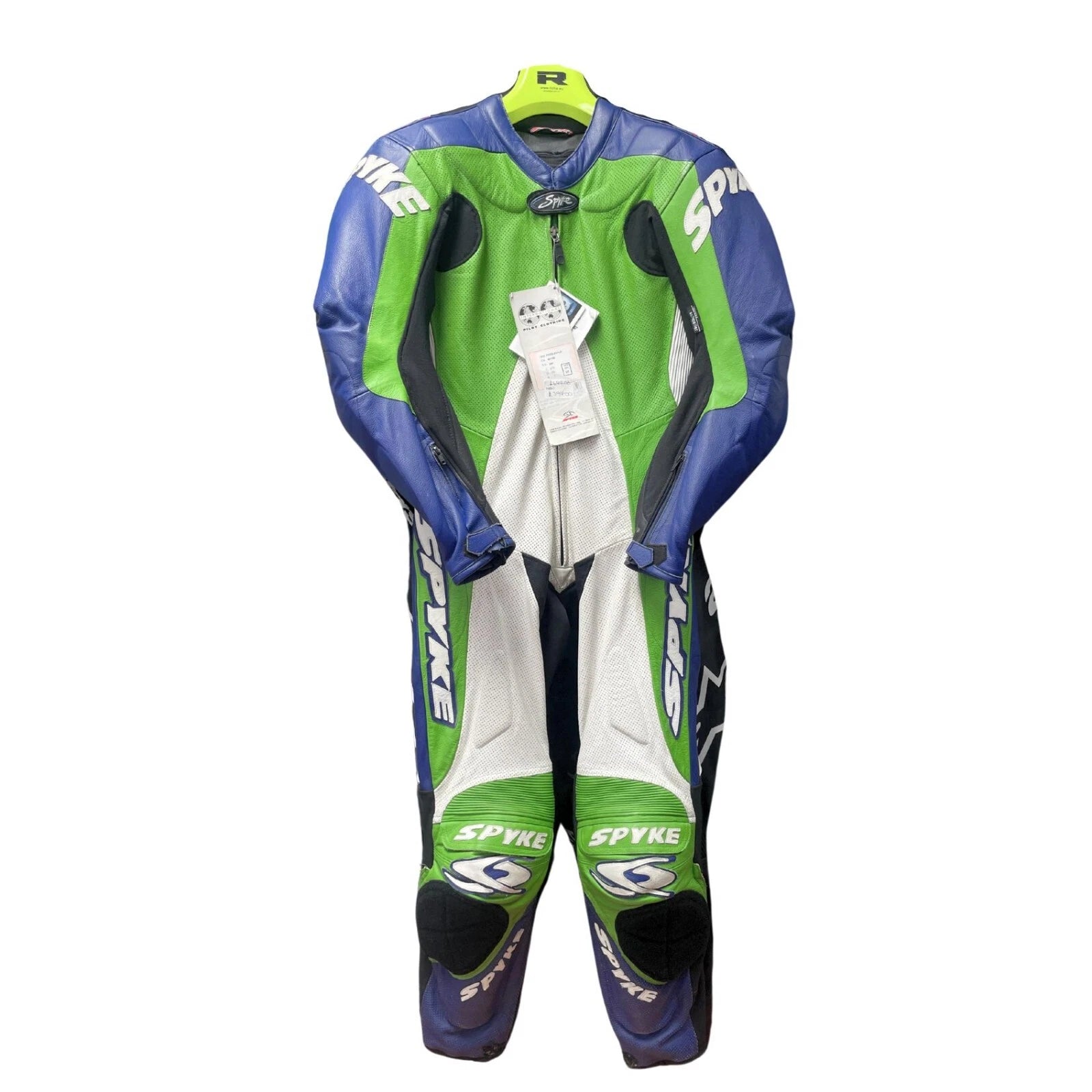 Spyke One piece leather motorbike motorcycle suit