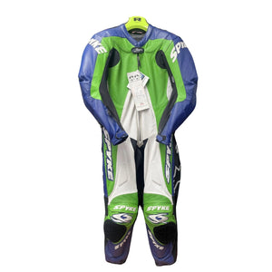 Spyke One piece leather motorbike motorcycle suit
