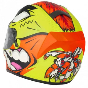 V-Can Motorbike Helmets (ECE 2206) - H128 - Mohawk Yellow