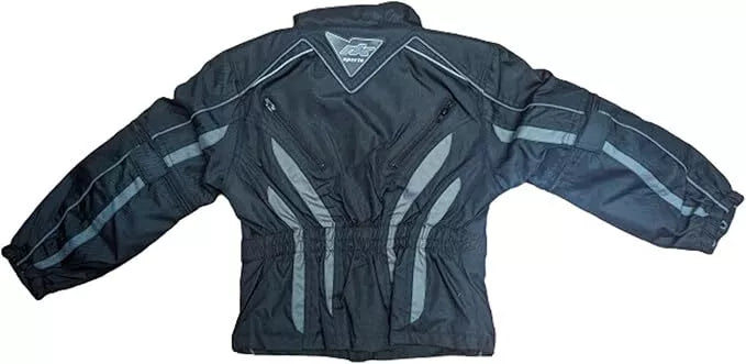 Rksports  supertrack Kids Motorcycle Jacket CE Approved Armour Black Grey Pink