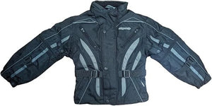 Rksports  supertrack Kids Motorcycle Jacket CE Approved Armour Black Grey Pink