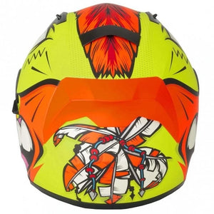 V-Can Motorbike Helmets (ECE 2206) - H128 - Mohawk Yellow