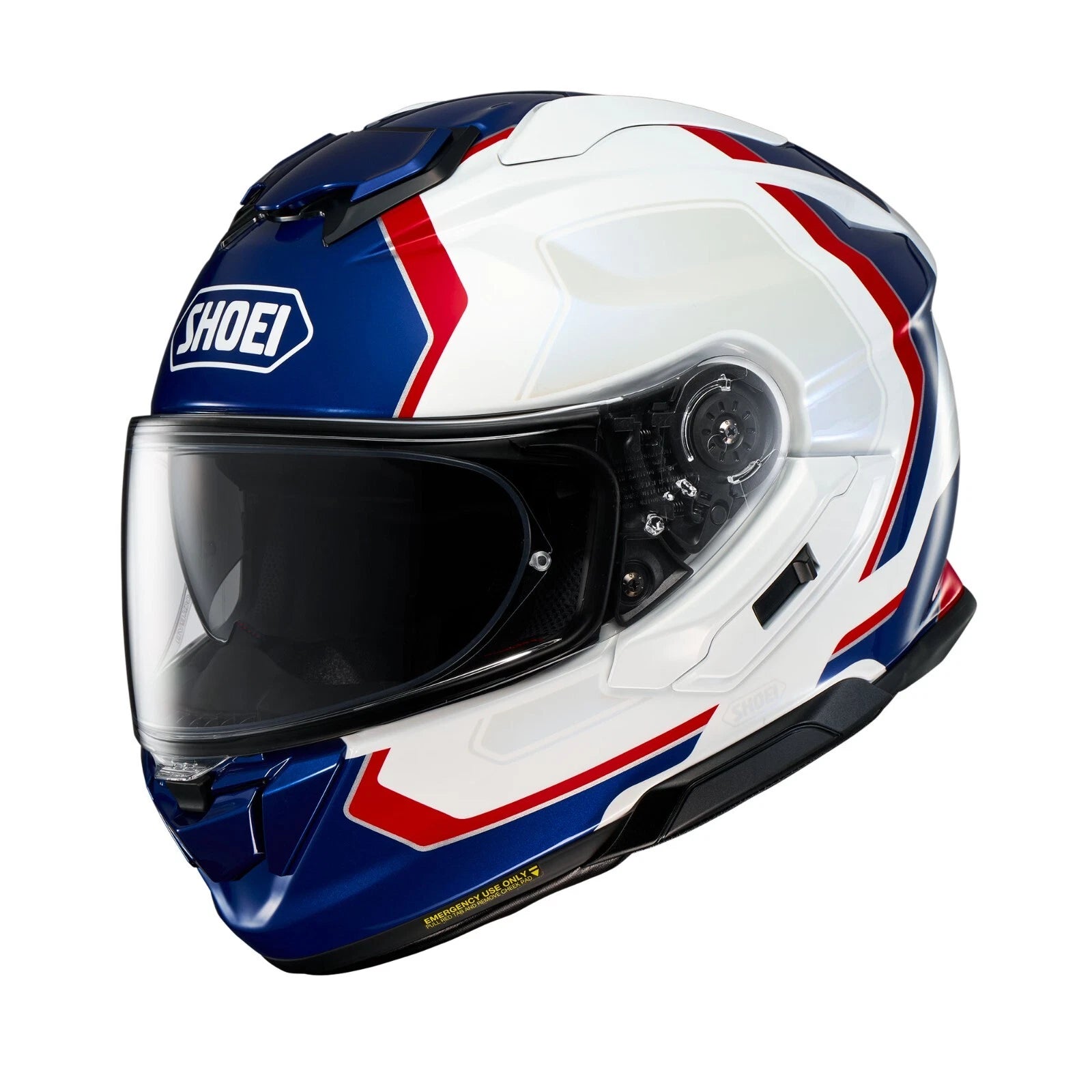 Shoei GT Air 3 Realm TC-10 White/Red/Blue Motorcycle Full Face ECE 22.06 Helmet