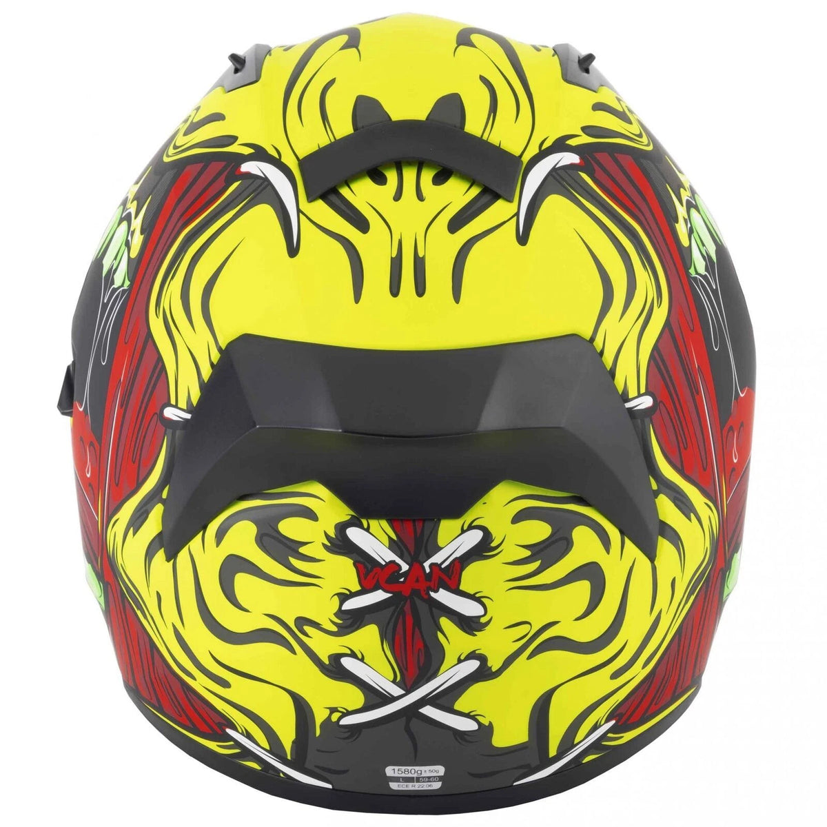 Casque de moto intégral VCAN H128 Titan Wild