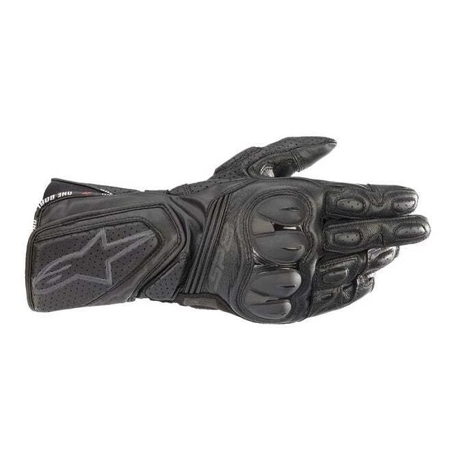SP-8 H-Dry Waterproof Leather Gloves Black/white/red